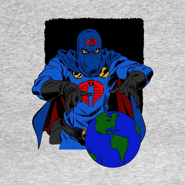 Cobra Commander - Blue by BigOrangeShirtShop